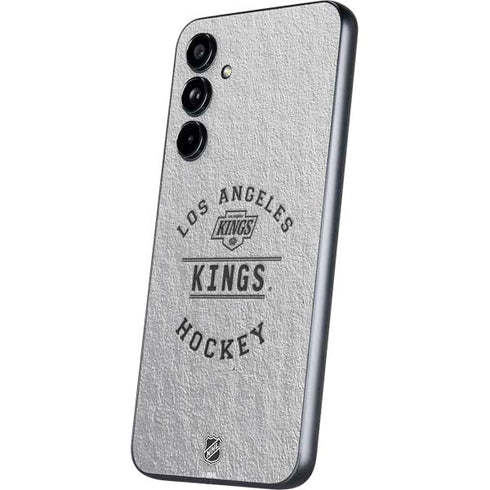 NHL Los Angeles Kings Black Text Galaxy A54 5G Skin